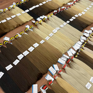 Extensions de cheveux humains vierges bruts vietnamiens 100% naturels, qualité supérieure, en vrac, 30 pouces, non traités, lisses, 100% couverture de couleur, 100g - Product Image 4