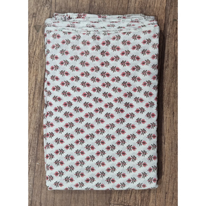 ผ้าฝ้าย100% ลายดอกไม้บล็อกมีสไตล์และทันสมัยสำหรับใช้ในฤดูร้อน - Product Image 4