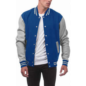 Vente chaude Varsity Jacket Hommes Baseball vierge de haute qualité pour manteau décontracté avec boutons - Product Image 5