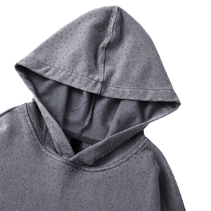 Sudadera con Capucha Unisex de Invierno Y2K con Pedrería, Oversize, de Algodón, Moda Casual, Manga Larga, OEM - Product Image 3