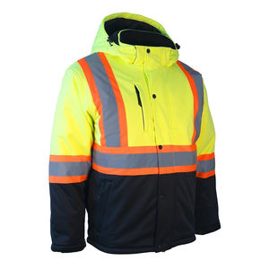 เสื้อแจ็คเก็ตนิรภัยแบบซอฟต์เชลล์กันน้ำ/กันลม ดีไซน์ใหม่ ขายดี พร้อมแถบสะท้อนแสง - Product Image 3