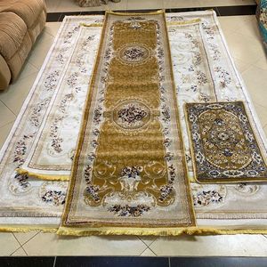 Adiva moderno hecho a máquina poliéster Jacquard tejido resistente a las manchas alfombra de pila alta hogar sala de estar dormitorio Turquía Gaziantep - Product Image 3