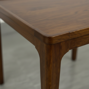 Table basse carrée en bois de caoutchouc moderne du Vietnam, meubles de salon durables PKP, placage MDF, couleur naturelle, garantie 1 an - Product Image 4