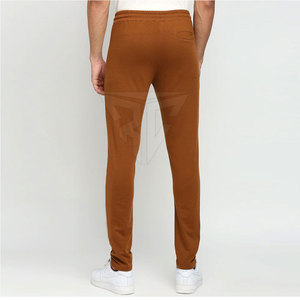 <b>Men's</b> Casual Mid Waist Straight Cotton Fleece Breathable Sweatpants Outdoor <b>Working</b> Wear Customized Logo OEM Service Available - Product Image 3