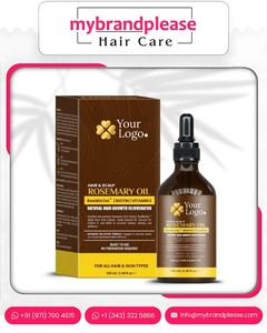 Rosemary Infused <b>Hair</b> Growth Oil for Long Healthy <b>Hair</b> OEM ODM Private Label Custom Brand <b>Hair</b> Formula - Product Image 2