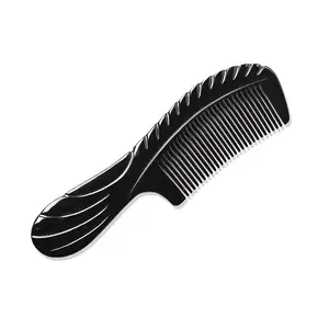 Hot Selling high quality Water buffalo horn comb customized size and design with Wel Bet Bag With Print Logo best quality