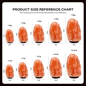 Lámparas de Sal Rosa del Himalaya Hechas a Mano de Primera Calidad de 2-3 Kg con Base de Madera Tallada, Artesanía Natural, Lámpara de Sal para Dormitorio - Product Image 2