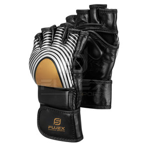 Gants de MMA en cuir de haute qualité, conçus sur mesure, tailles adultes 8oz 12oz 14oz, respirants, anti-humidité, entraînement en extérieur FUJES - Product Image 1