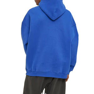 Wholesale 100% Cotton Hooded Pullover Sweaters Custom Logo Embroidered Thermal Design Print Pattern No <b>Strings</b> <b>Hoodie</b> <b>for</b> Winter - Product Image 5