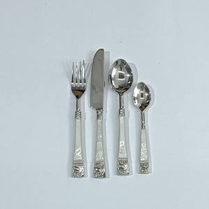 Poignée en acier inoxydable en forme de zigzag, acier inoxydable poli, créatif, arc-en-ciel, noir, cadeau, argent, personnalisable - Product Image 6