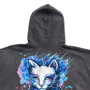 High Quality Heavyweight 100% Cotton Fleece Men's Hoodies Acid Wash Pullover Eco-Friendly Streetwear Tracksuits Puff Printing - Product Image 6