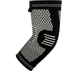 Offre Spéciale Logo personnalisé Gym Cuivre Tricot Coude Compression Manches Néoprène Fitness Brace pour Haltérophilie Qualité Garantie - Product Image 5