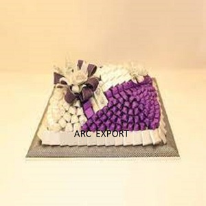 Design de luxe vaisselle de table blanche et argentée plateau à chocolat vente chaude décoration de table à domicile plateau à dessert et à chocolat à vendre - Product Image 4