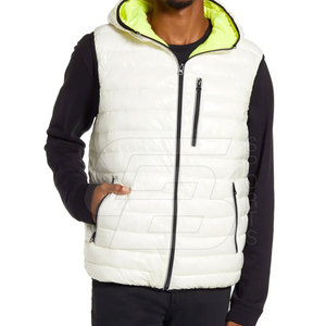 Người đàn ông của chất lượng cao tùy chỉnh in nóc Áo ghi lê vải giản dị bong bóng vest trọng lượng nhẹ nylon điền không thấm nước cho mùa đông - Product Image 2