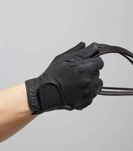 Gants d'équitation d'hiver en cuir professionnel de qualité supérieure, ultra respirants, gants d'équitation en gros, logo personnalisé, gants d'entraînement - Product Image 5
