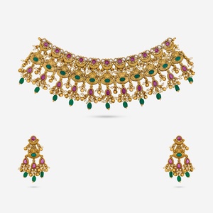 Antique Zircon <b>Necklace</b> for Wedding Occasions 185389 - Product Image 1