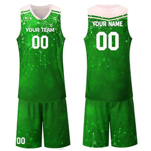 Uniformes de Baloncesto Transpirables de Secado Rápido con Diseño Personalizado 2025, Uniformes Deportivos de Alta Calidad al por Mayor, 100% Poliéster con Impresión por Transferencia de Calor - Product Image 2