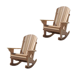 Mecedoras de teca de madera modernas de nuevo diseño, muebles de exterior originales de Indonesia - Product Image 2
