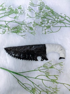 Couteau Fantastique en Obsidienne Noire, Pierre Précieuse Faite à la Main, Qualité Premium, 10 Pouces, Cadeau Wicca pour Éliminer la Négativité - Product Image 2