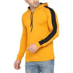 Sweat-shirt à capuche vierge en coton 100% de haute qualité à prix abordable, avec poche brodée personnalisée, anti-plis, pour l'hiver, vêtement de sport - Product Image 4