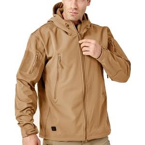 Veste Softshell pour Hommes Vente en Gros Usine Logo Personnalisé Veste Imperméable pour Hommes Veste Coupe-Vent Légère pour la Randonnée - Product Image 2