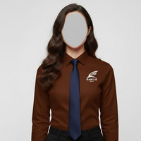 Kemeja Kerja Wanita Rajut Poliester/Katun Gaya Bisnis Berkualitas Tinggi Blus Tanpa Tali Logo Kustom Anti-Pilling