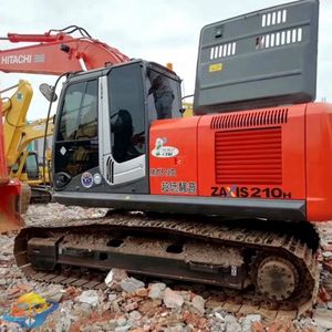 รถขุดขนาดเล็ก Hitachi ZX210-3 มือสอง สภาพดี พร้อมจำหน่าย ประกอบด้วยชิ้นส่วนหลักๆ เช่น มอเตอร์ เครื่องยนต์ เกียร์ ปั๊ม ลูกปืน - Product Image 4