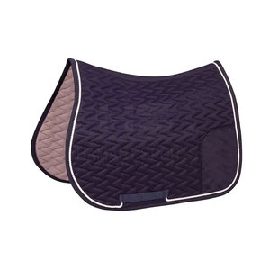 ชุดแผ่นอานม้าม้าม้าม้าแผ่นหลังม้าแผ่นอานสำหรับขี่ม้าสีพื้นทนทานงาน OEM ตามสั่ง - Product Image 1