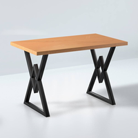 Table d'appoint/table basse moderne, écologique, de haute qualité et élégante pour la maison, le bureau, le salon, en bois et métal, personnalisable