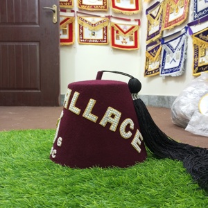 Shriner Fez Rhinestone Bordado-HSE - Product Image 6