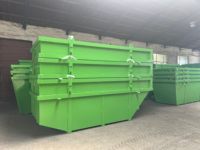 Poubelle empilable extérieure robuste Marrel Bin Scrap Metal Skip Bin Grande poubelle Roll off Dumpster Manufacturers