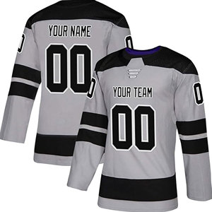 Nueva camiseta de hockey retro cosida con estampado 3D, camiseta de hockey sobre hielo de manga larga para hombre - Product Image 1