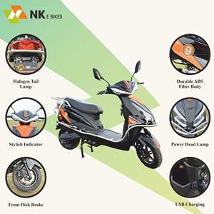 NK E xe đạp tốt nhất thông minh điện Scooter Cruiser EV trẻ em Keyless nhập an toàn đi xe 40AH pin lithium với cảm biến điện tử ứng dụng - Product Image 4