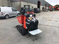 Kostenloser Versand Kubota KC70VHD-4 Raupendumper 700kg Nutzlast, Hochkippfunktion & 9,8 PS Dieselmotor Kompakter Gummiketten-Baustellen-Dumper
