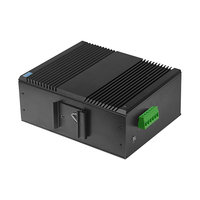 Conmutador de carril DIN industrial PoE gestionado de 28 puertos Gigabit L2 + con conmutador de red IEEE802.3AF/At compatible con red de anillo STP LACP QOS