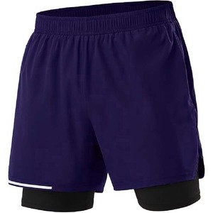 Pantalones cortos deportivos para hombre hechos a medida 100% poliéster patrón sólido transpirable y de secado rápido con estilo informal con múltiples bolsillos - Product Image 4