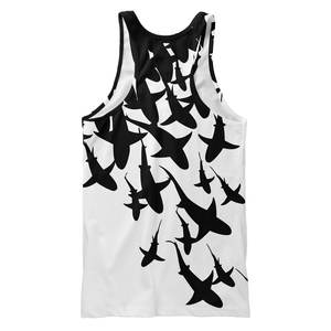 Débardeurs de sport côtelés personnalisés à sublimation, tendance, pour garçons, séchage rapide, respirants, pour l'entraînement - Product Image 6