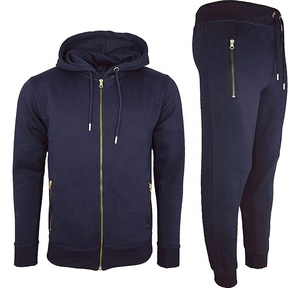 Ensemble de costume de jogging d'hiver pour hommes 100% coton avec logo personnalisé XXL jogging à capuche de haute qualité respirant strass pour salle de sport grande taille - Product Image 1