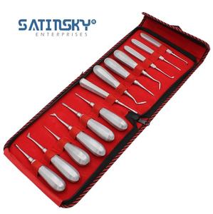 Compre suministros de Instrumentos dentales de alta calidad Pinzas de extracción dental de acero inoxidable 10 kit Diente quirúrgico dental extra - Product Image 3