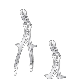 Tijeras de laminectomía de patrón sueco, doble manivela, acción compuesta, 267 mm, acero inoxidable, instrumentos quirúrgicos manuales, hechos en Pakistán - Product Image 1