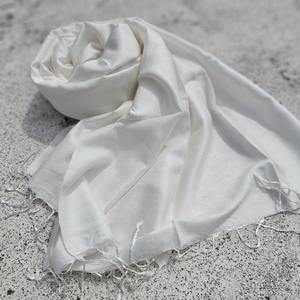 Custom Made Soft 100% Silk Dyed Breathable Eco Friendly <b>Shawl</b> Sustainable Fashion Abrasion-Resistant Anti-Bacteria Winter Wraps - Product Image 3