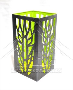 Portavelas Moderno de Metal Calado para Velas de Té |   Farol Decorativo Dorado Cortado con Láser, Portavelas de Lujo para Decoración de Bodas y Hogar - Product Image 5