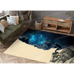 Tapis imprimé : Moderne, Personnalisé, Ciel, Chambre d'enfant, Chambre à coucher, Salon, Tapis doux non tissé - Product Image 3