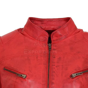 Wholesale <b>Genuine</b> <b>Leather</b> <b>Jacket</b> Outdoor Use <b>Leather</b> <b>Jacket</b> Stand Collar Women <b>Leather</b> <b>Jacket</b> - Product Image 2
