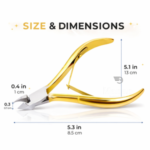 Coupe-cuticules en acier inoxydable avec logo personnalisé, coupe-ongles de précision, outil de manucure et pédicure durable, antidérapant, OEM - Product Image 3