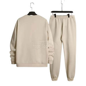 Venta caliente de calidad superior de los hombres de invierno Casual sólido 100% algodón Regular Fit transpirable de secado rápido trajes de sudor - Product Image 2