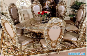 Juego de Comedor de Madera Tallada Estilo Imperio, Muebles de Comedor de Estilo Europeo, Juego de Mesa de Comedor Tallada a Mano, Juego de Comedor de 10 Piezas Hecho a Mano en EE. UU. - Product Image 3