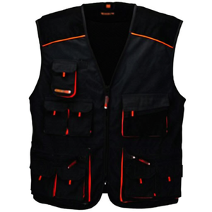 เสื้อกั๊กตกปลาเทอร์ราเทรนด์สีเทาเข้ม/ดำ/ส้ม ไซส์ 50 - Product Image 2