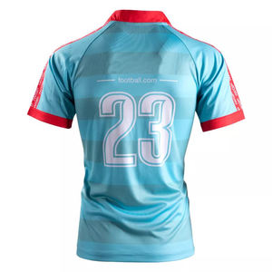 Camiseta de fútbol personalizada, ropa deportiva reciclada transpirable de secado rápido para jóvenes, camiseta de fútbol de poliéster para el hogar - Product Image 2