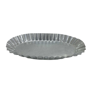 Plateau de service en cuivre bleu antique nouveau style de plaque ronde en fer design pour la cuisine à la maison et la décoration de table - Product Image 3